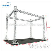 aluminum truss system,light bolt truss,spigot truss for trade show,stage,roof,tower